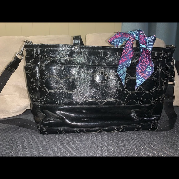 Authentic Coach Diaper Bag - Picture 1 of 4